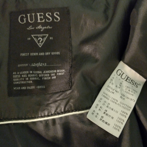 Guess Jeans Men's Moto Jacket - Picture 6 of 6